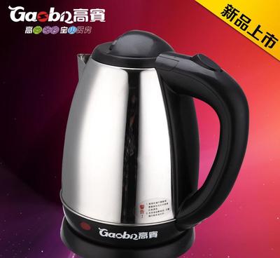 廠家直銷 高賓1.8L防干燒電熱水壺 高效保溫不銹鋼電水壺批發圖片_高清圖_細節圖-佛山市高賓電器 -